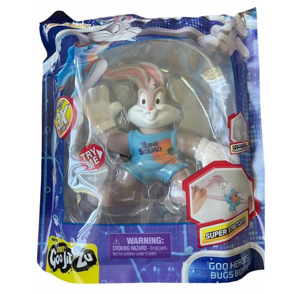 Bugs Bunny Goo Jit Zu Space Jam A Super Stretchy Figure Toy & Games - Picture 7 of 8